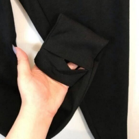 Club Monaco | Foot Stirrup Thick Ponte Leggings Black - Picture 5 of 7